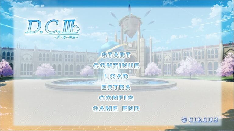 D.C.III 시작